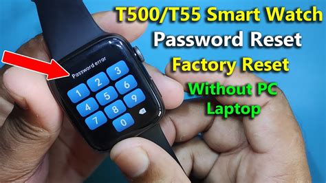 hard reset smartwatch